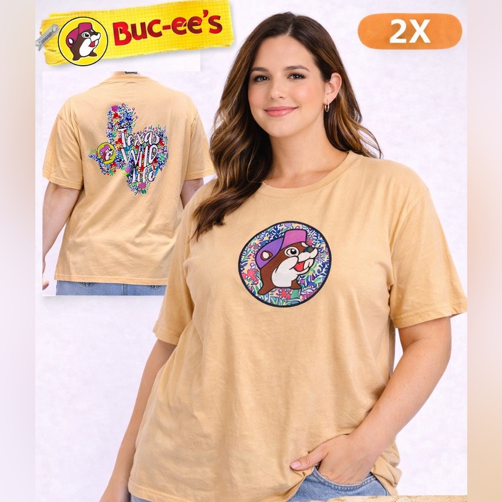 Buc-ee’s  Texas Tan Graphic Short Sleeve Tee 2X